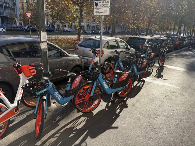 Bici in sharing abbandonate